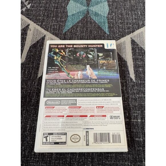 Metroid Prime 3 Corruption Nintendo Wii Complete CIB Tested And Working - Picture 5 of 6